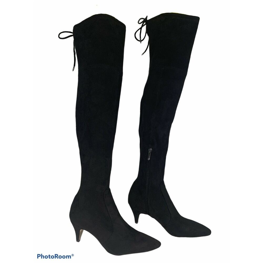 Sam Edelman Kristie Over the Knee Boot black suade - Picture 2 of 5